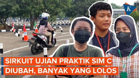 Sirkuit Ujian Praktik SIM C Diubah Tanpa Lintasan Zig-zag dan Angka 8, Banyak yang Lolos