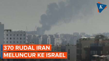 Konflik Memanas! 370 Rudal Diluncurkan Iran ke Israel