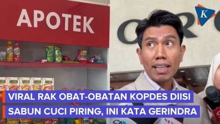 Viral Rak Apotek Kopdes Merah Putih Diisi Sabun-Makanan, Gerindra Ingatkan Netizen Cek Fakta