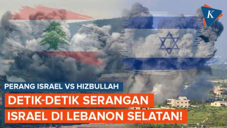 Berlanjut! Detik-detik Serangan Israel di Lebanon Selatan, Dentuman Keras Terdengar