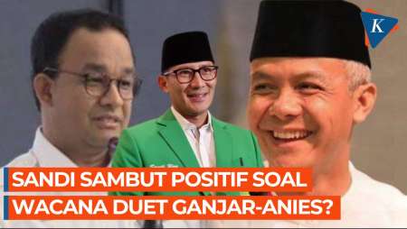 Sandiaga Uno Belum Terinformasi soal Wacana Duet Ganjar-Anies