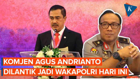 Kapolri Lantik Komjen Agus Jadi Wakapolri Hari Ini