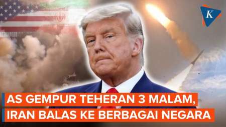 Bersaing Kuasai Hormuz, AS Gempur Iran 3 Malam Berturut-turut, Teheran Balas Serang!