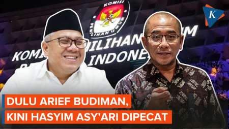 Noda Merah Ketua KPU yang Dipecat, Dulu Arief Kini Hasyim Asy'ari