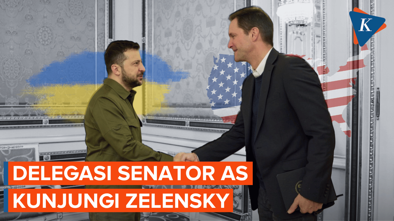 Lagi! Senator AS Sambangi Zelensky di Kyiv