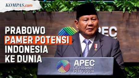 [FULL] Pidato Prabowo di APEC CEO Summit 2024, Pamer Luas Wilayah dan SDA