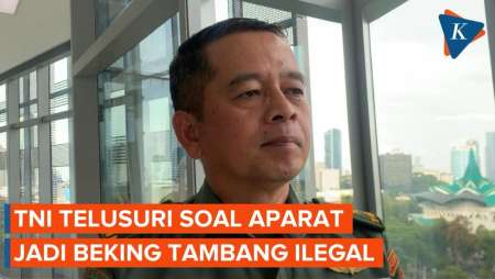 Soal Aparat Jadi Beking Tambang Ilegal, Ini Sikap TNI