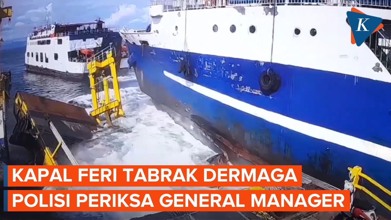 Detik-detik Kapal Feri Tabrak Dermaga di Ternate Maluku Utara