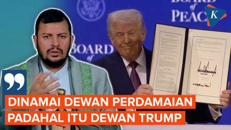Houthi Sebut Dewan Perdamaian Bentukan Trump Hanya Untuk Layani AS Dan Israel