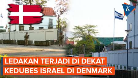 Ledakan Terjadi di Dekat Kedutaan Israel di Denmark Saat Peringatan Setahun Perang di Gaza