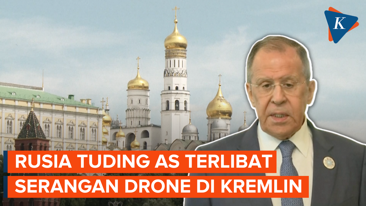 Rusia Tuding Serangan Drone di Kremlin Mustahil Tanpa Sepengetahuan AS