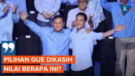 Lagi-lagi Sindir Anies, Prabowo Pertanyakan Berapa Nilai untuk Gibran