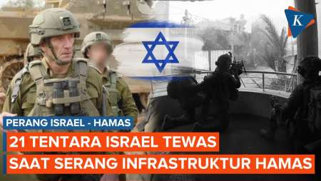 Kepala Staf IDF Datangi Lokasi Insiden 21 Tentara Israel Tewas saat Serang Infrastruktur Hamas