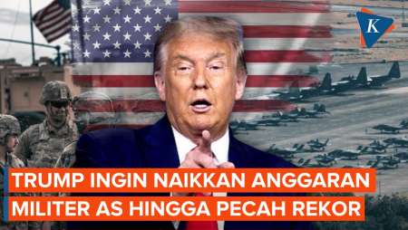 Makin "Haus" Perang, Trump Mau Naikkan Anggaran Militer AS Hingga Pecahkan Rekor