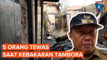 5 Orang Tewas dalam Kebakaran di Tambora, Satu Orang Belum Ditemukan