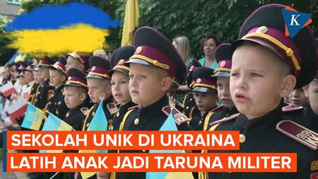 Melihat Sekolah di Ukraina, Latih Anak-anak Jadi Taruna Militer