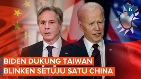 Beda Sikap Blinken dan Biden soal Kemerdekaan Taiwan