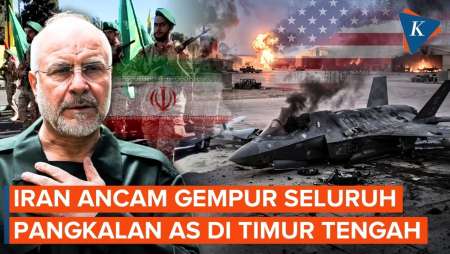 Iran Ancam Gempur Seluruh Pangkalan AS Jika Diserang Lagi