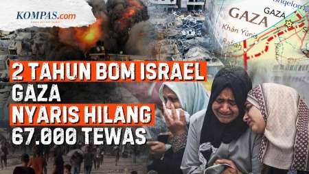 Israel Nyaris Hapus Gaza: 67.000 Tewas, Api Neraka Palestina Belum Padam!