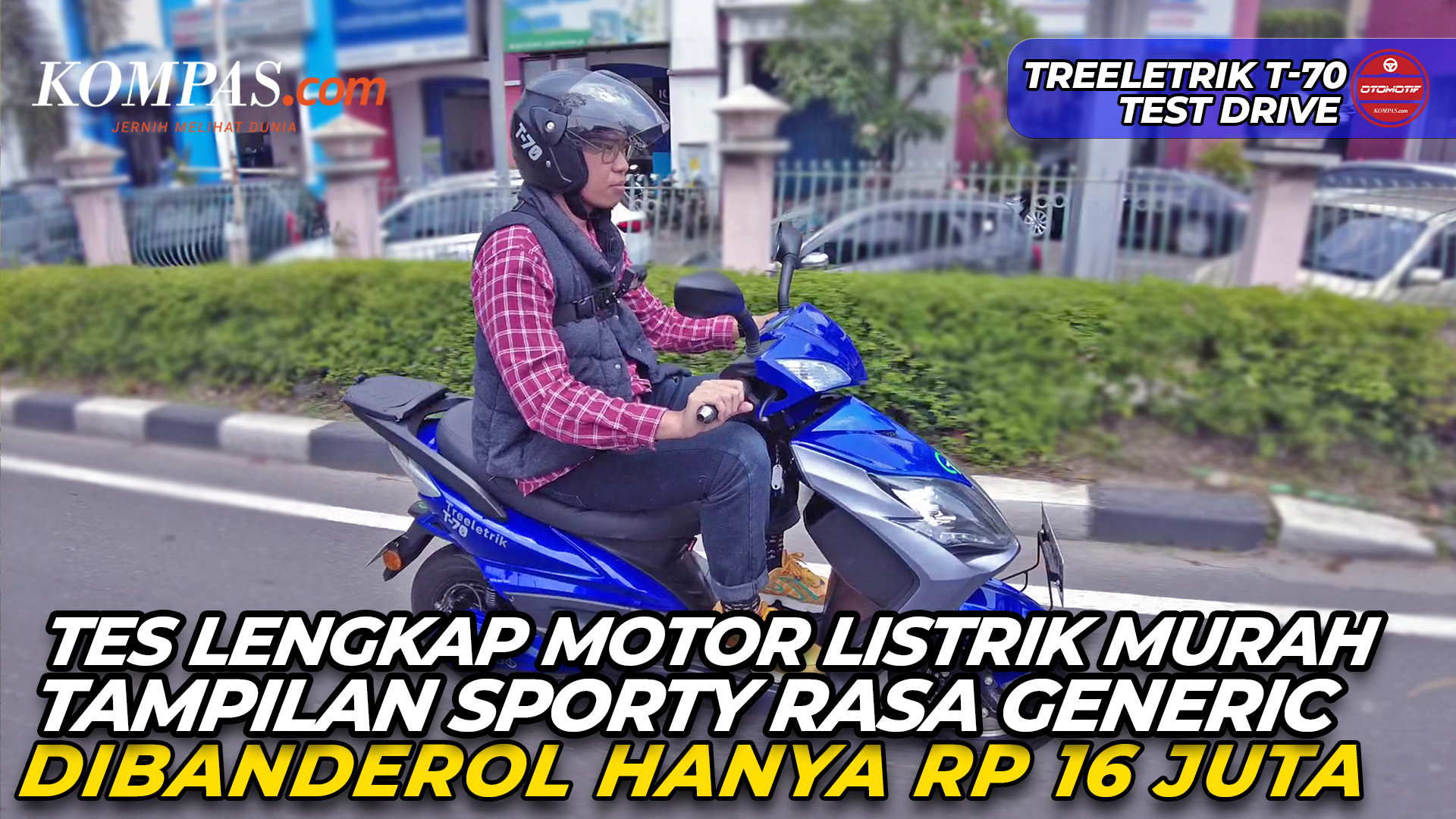 TREELETRIK T-70 | Motor Listrik Murah Tampilan Sporty Rasa Generic Dibanderol Hanya Rp 16 Juta