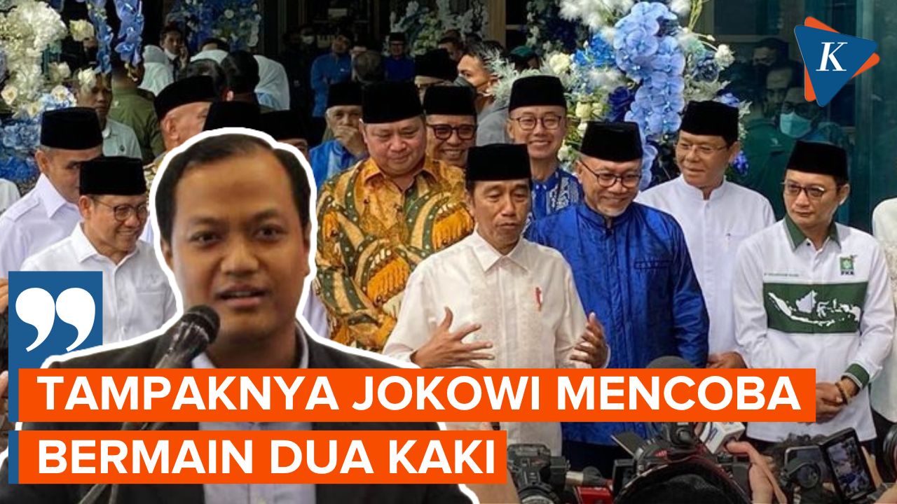 Jokowi Dinilai Bermain Dua Kaki dengan Hadiri Acara Silaturahmi PAN