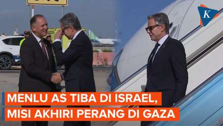 Menlu AS Antony Blinken Tiba di Israel, Misi Akhiri Perang di Gaza