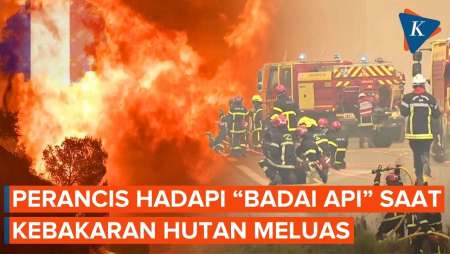 Fenomena "Badai Api" Muncul Saat Kebakaran Hutan di Perancis Meluas