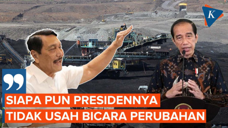 Luhut Minta Presiden Pengganti Jokowi Tak Bicara soal Perubahan