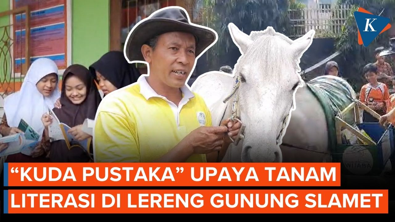 Video: Pak Rudi dan Kuda Pustaka, Upaya Menanam Literasi di Lereng ...