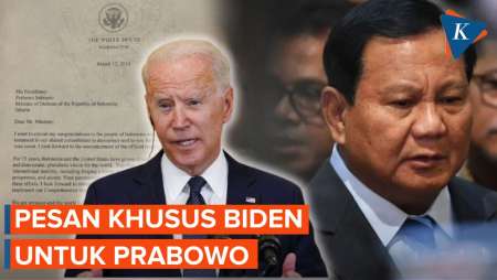 Jadi Presiden Terpilih, Prabowo Dapat Pesan Khusus dari Joe Biden