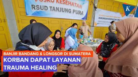 Korban Banjir Dan Longsor Sumatera Dapat Trauma Healing Di Pengungsian