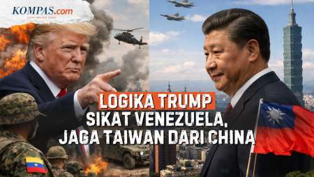 Kenapa Trump Larang China Serang Taiwan, Tapi AS Boleh Sikat Venezuela?