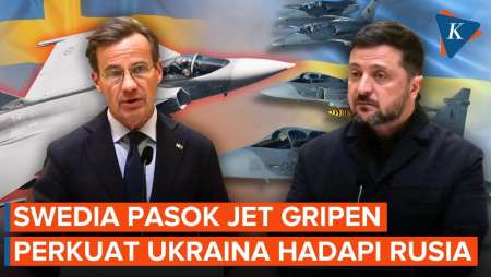 Lawan Rusia, Ukraina Dapat Hibah Jet Tempur Gripen dari Swedia, Apa Keunggulannya?