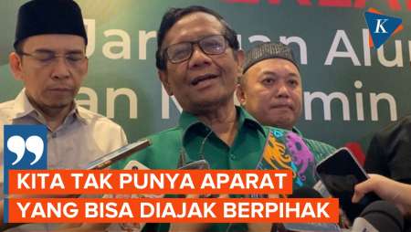 Singgung Keberpihakan Aparat, Mahfud: Tantangan yang Kita Hadapi Banyak