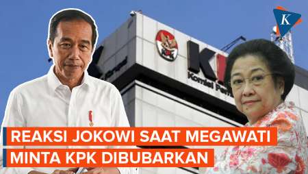 Megawati Minta KPK Dibubarkan, Begini Respons Jokowi