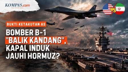 Bukti AS "Takut" Iran: Drone IRGC Usir Bomber B-1, Kapal Induk Jauhi Hormuz, Teheran Beri Wejangan