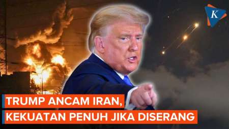 Trump Ancam Iran, AS Siap Kerahkan Kekuatan Penuh Jika Ikut Diserang