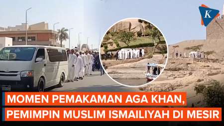 Momen Pemakaman Aga Khan IV, Pemimpin ke-49 Muslim Ismailiyah di Mesir