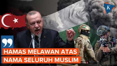 Erdogan Dukung Perlawanan Hamas: Mereka Membela Tanah Islam!