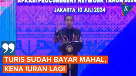 Jokowi Sentil Pemda: Turis Sudah Bayar Mahal, Kena Iuran Lagi