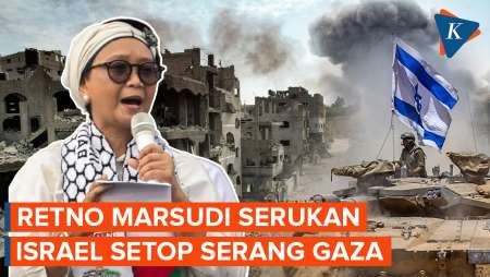 Menlu Retno Minta Israel Hentikan Serangan ke Warga Palestina