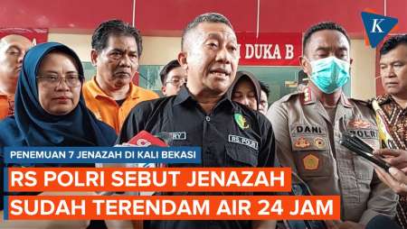 7 Jenazah di Kali Bekasi Sudah 24 Jam Terendam Air