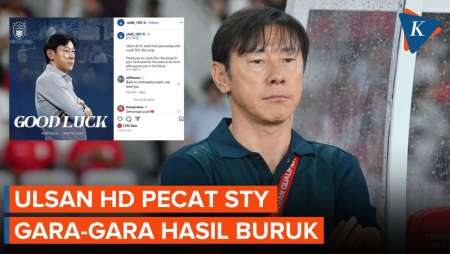 Shin Tae-yong Dipecat Ulsan HD Usai Rentetan Hasil Buruk di Liga Korsel