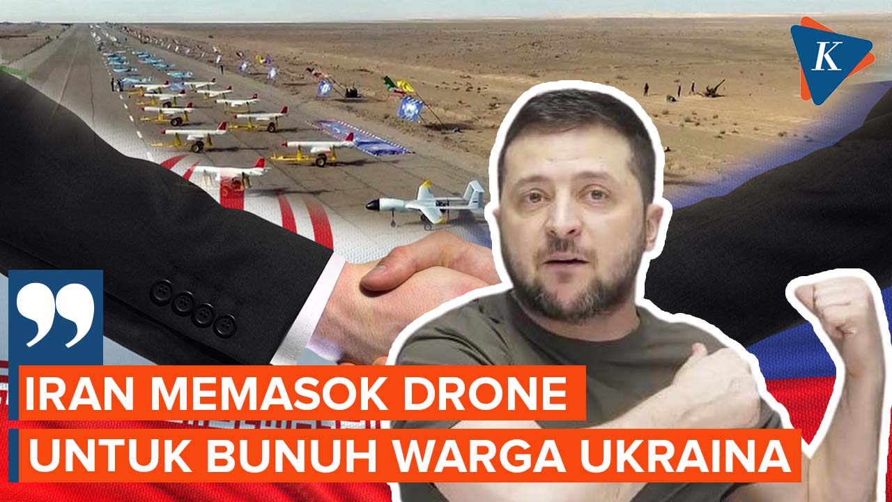 Tetap Tak Percaya, Zelensky Tetap Tuduh Iran Pasok Drone ke Rusia