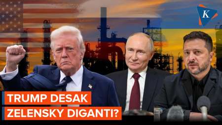 Trump Desak Ukraina Ganti Zelensky, Ada Apa Di Baliknya?