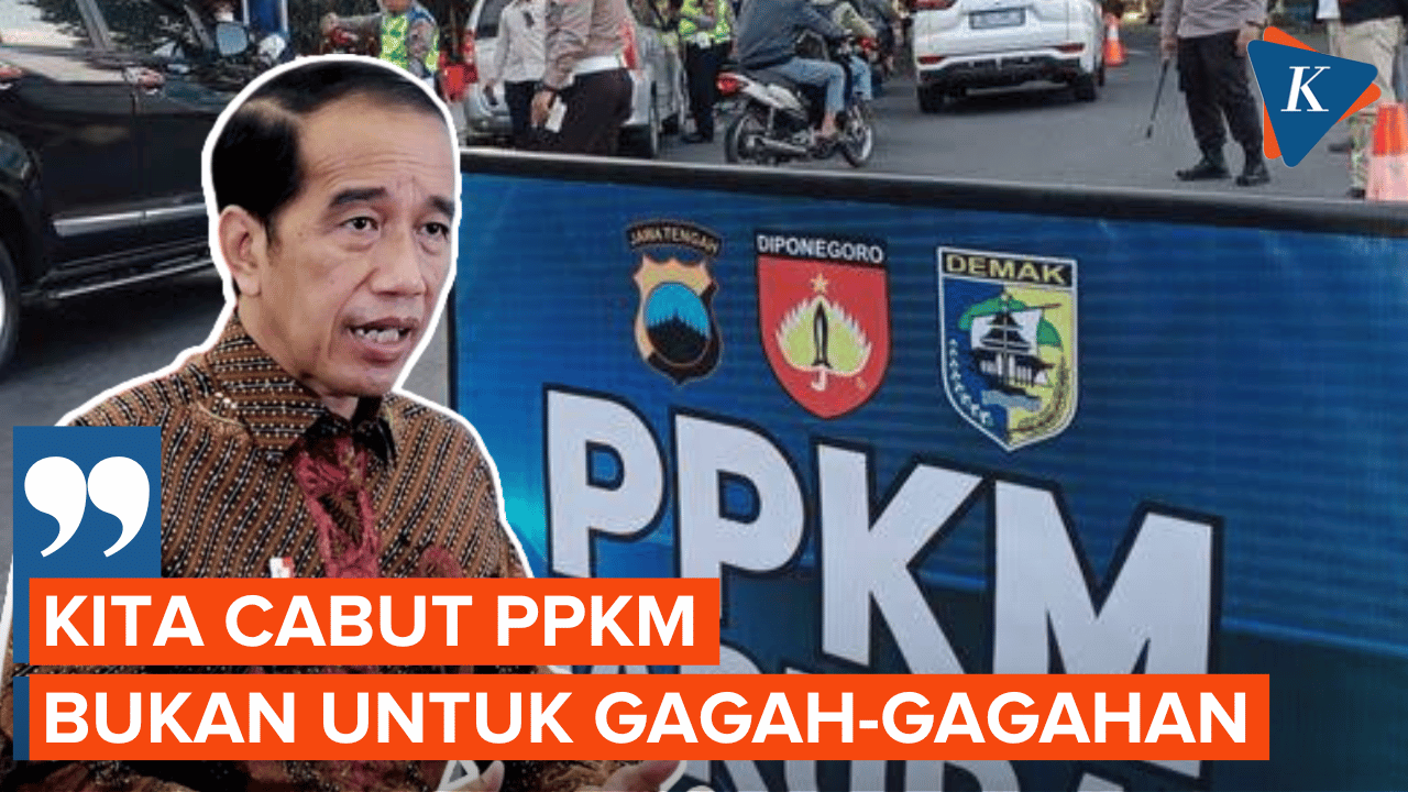 Cerita Jokowi di Balik Keputusan Pencabutan PPKM Akhir Tahun Lalu