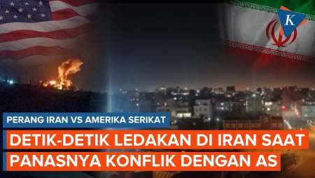 Video Ledakan Di Iran Saat Perang Dengan AS Memanas Lagi