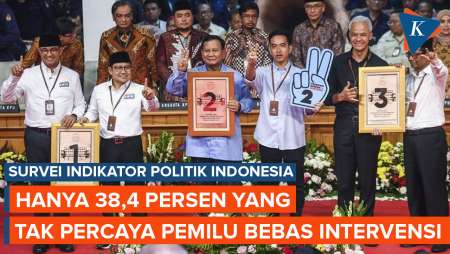 Survei Indikator Politik: 34,8 Persen Rakyat Tak Percaya Pemilu 2024 Bebas Intervensi Pemerintah