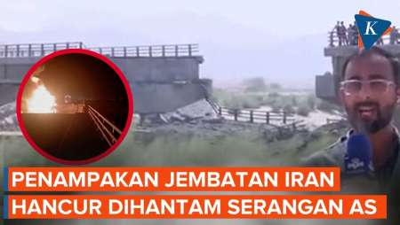 Fasilitas Sipil Iran Dibombardir AS, Jembatan Hancur dan Stasiun Digempur!