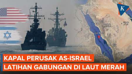 Kapal Perusak AS-Israel Latihan Militer Di Area Jangkauan Rudal Iran